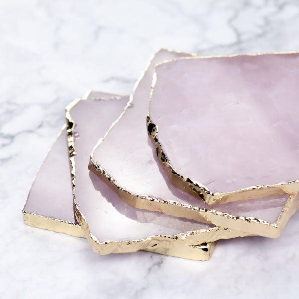 Rose Quartz Coaster